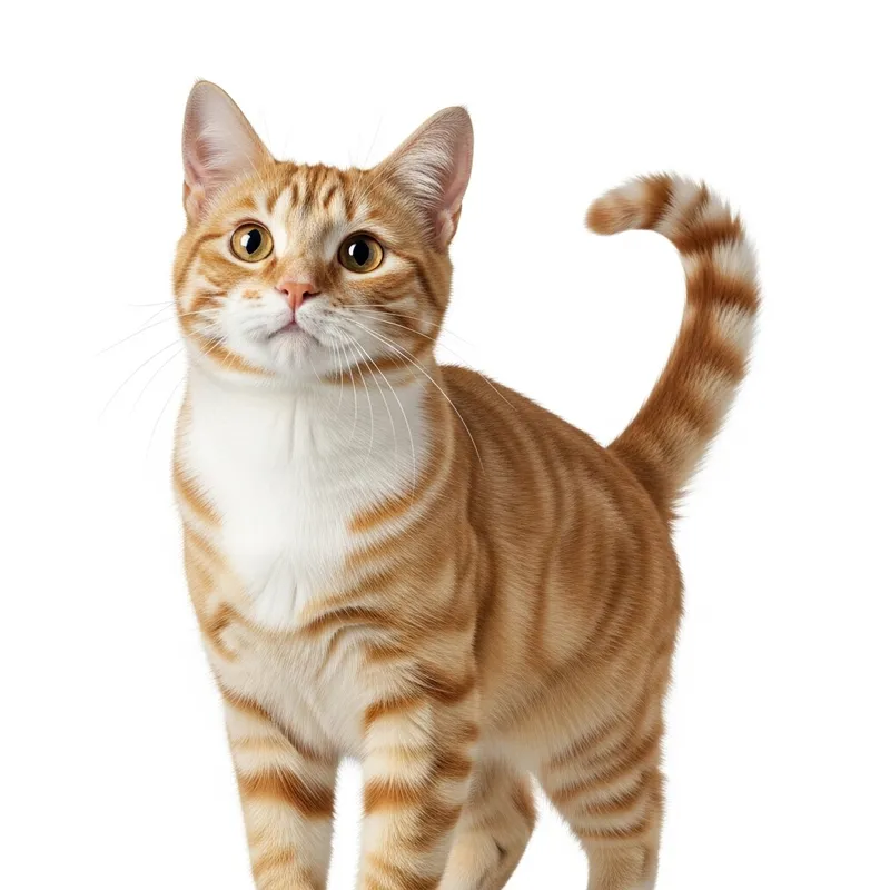 Charming Domestic Cat with Beautiful Fur Charming Domestic Cat with Beautiful Fur