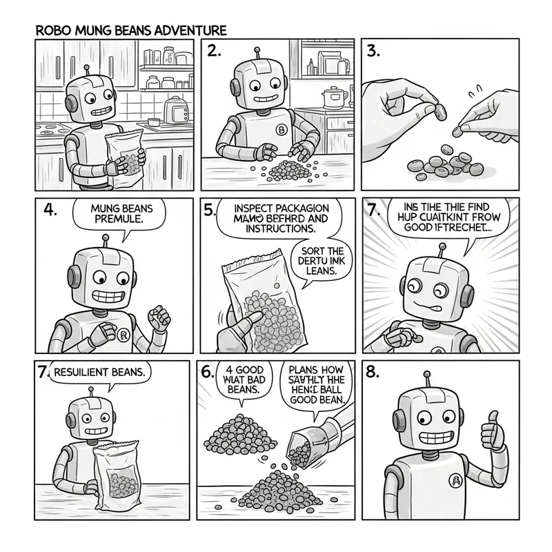 Robo's Mung Bean Quality Control: Supermarket Lesson for Kitchen Success Robo's Mung Bean Quality Control: Supermarket Lesson for Kitchen Success