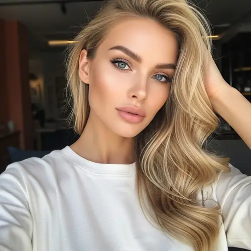 Stunning Blonde Model Selfie | Beautiful Pale Skin