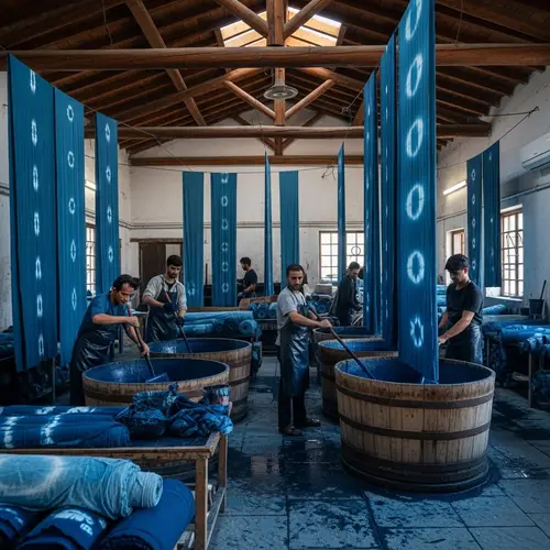Traditional Blue Dye Workshop: Artisan Indigo Fabric Creations