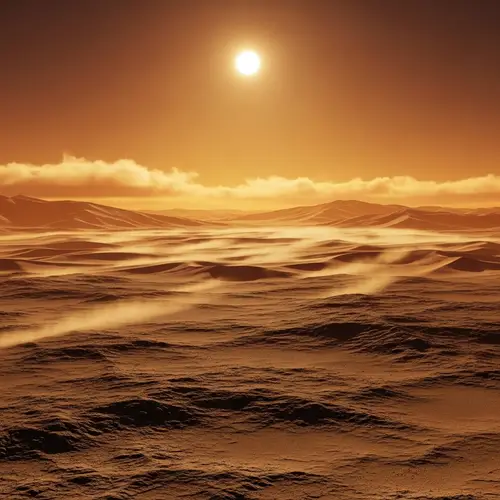 Aridia: Desert Landscape with Rocky Plains and Sand Dunes