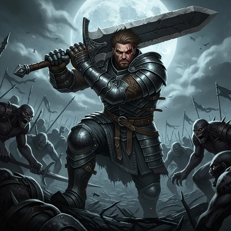 Warrior's Struggle: Guts Berserk Epic Battle