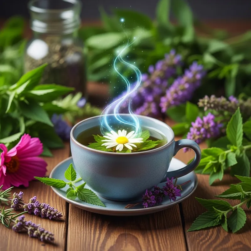Plants in a Cup: Nature's Healing Tea Magic