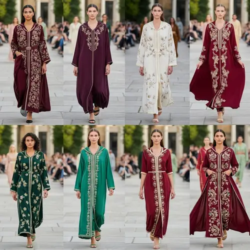 Latest Moroccan Caftan Fashion Trends | Runway Showcase