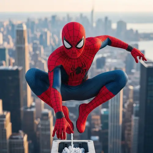 Acrobatic Superhero Climbing Walls | Cityscape Leap