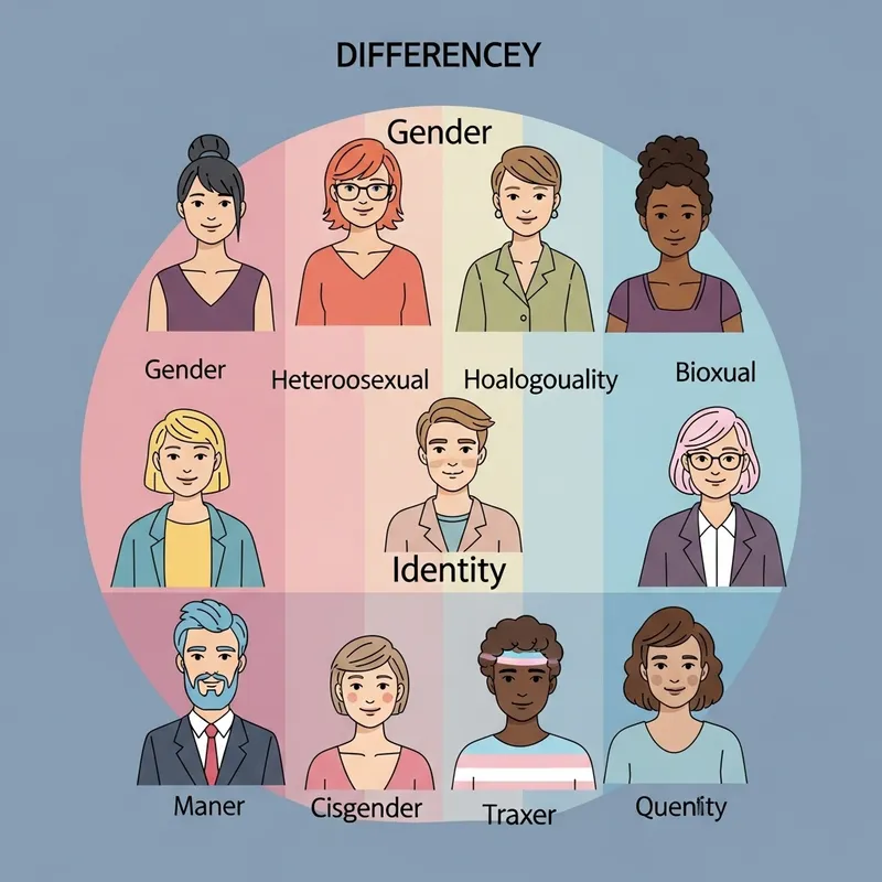 Exploring Gender, Sexuality, and Identity with Diverse Illustrations