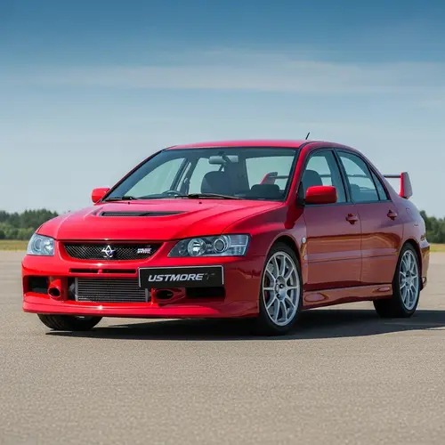 Red Lancer Evolution VIII: Power & Style Unleashed