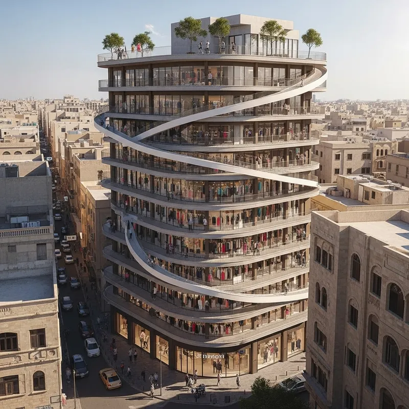 Fashionista's Dream Building: Retail, Workshops, Runway, Residences