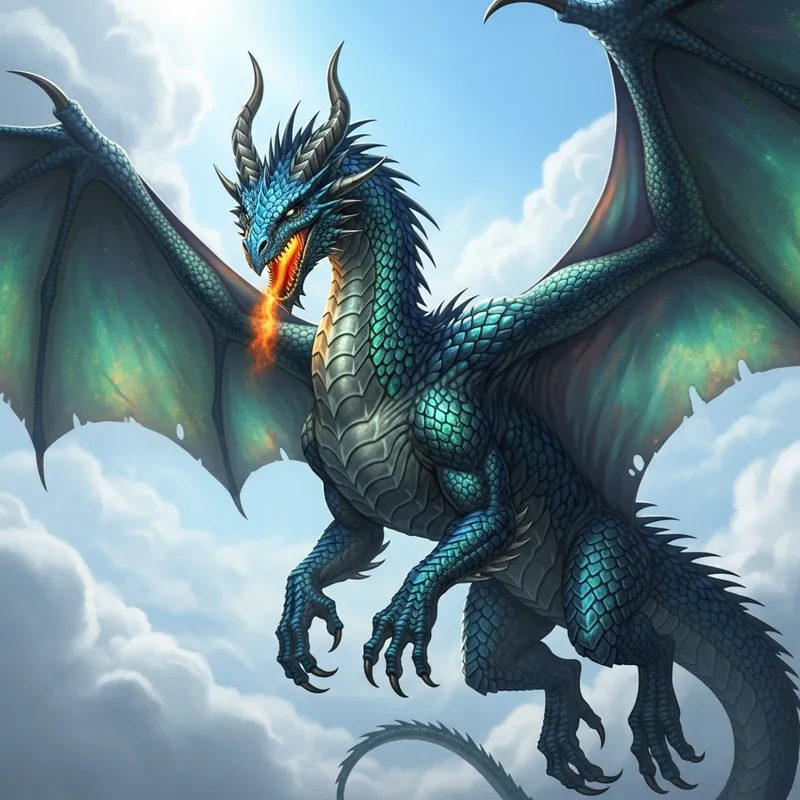 Majestic Dragon: A Stunning Display of Power and Mystery