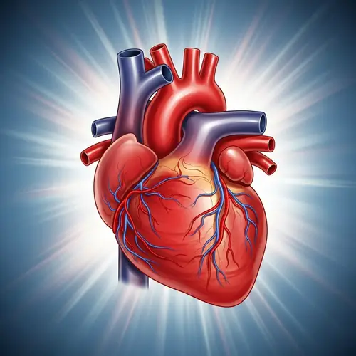 Vivid Symbol of a Healthy Heart - Bright Red and Robust