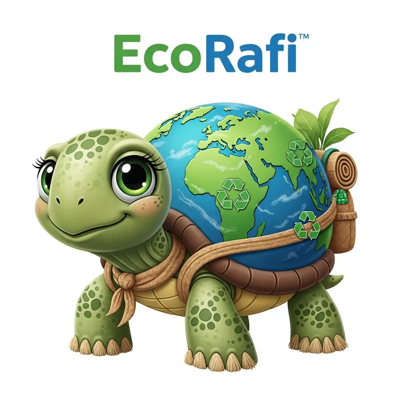 EcoRafi: The Green Turtle Mascot for Sustainability
