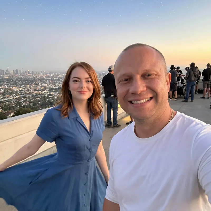 Candid Selfie with Mia Dolan at Griffith Observatory