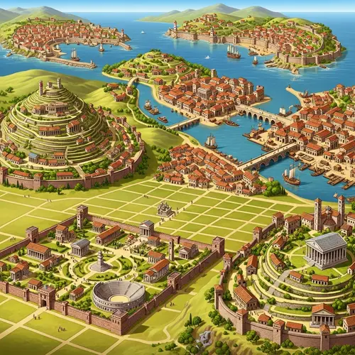 Flexibility of Roman Architecture across Various Terrains