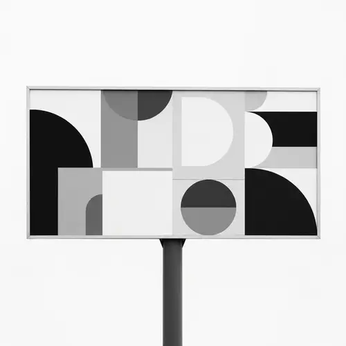 Minimalist Art in Marketing Campaign