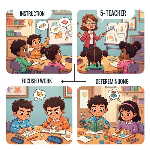 Cheerful Flowchart of Student Learning Success