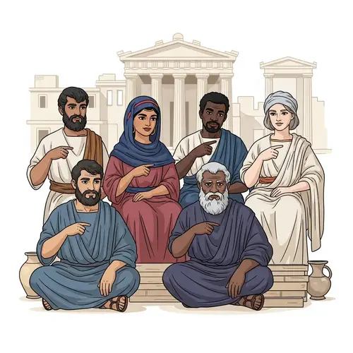 Diverse Stoic Philosophers Sharing Life Wisdom | Wisdom Gathering