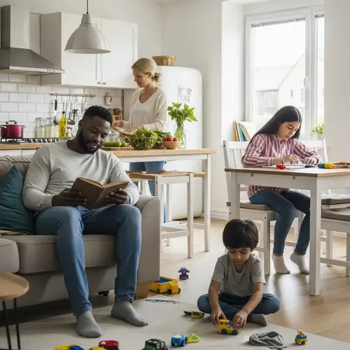 Diverse Family Moments: Love and Togetherness