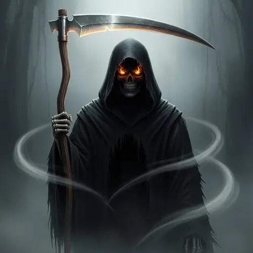 Eerie Grim Reaper | Symbol of Death and Decay