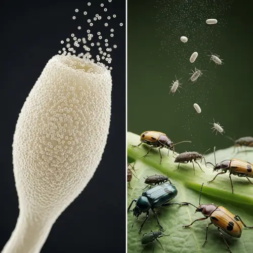 Organic Fungal Insect Control: Rich Visual Texture Display