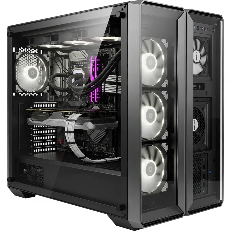 Lianli O11 Vision Casing - Modern Glass & Aluminum Design