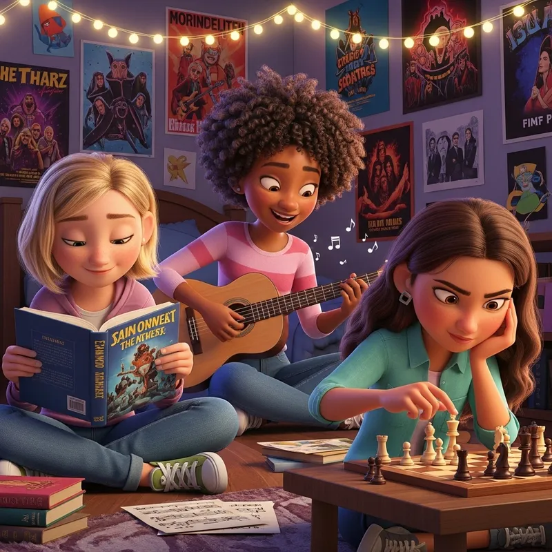 Pixar-Inspired Teen Girls: Diverse Adventures Pixar-Inspired Teen Girls: Diverse Adventures