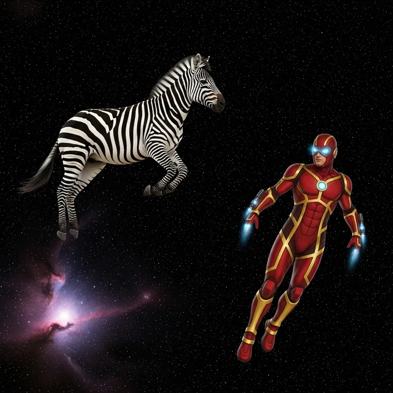 Zebra and Ironman in Cosmic Encounter