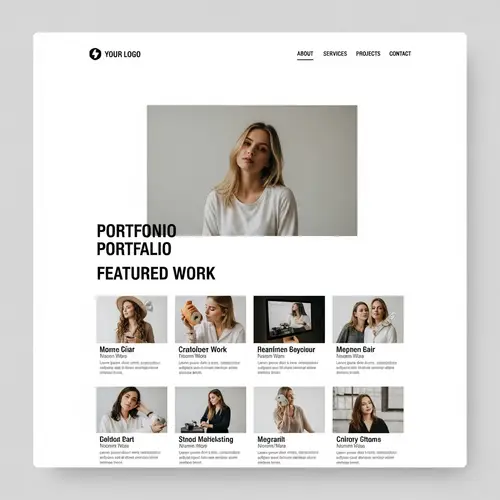 Professional Portfolio Website Template | Minimalist Design