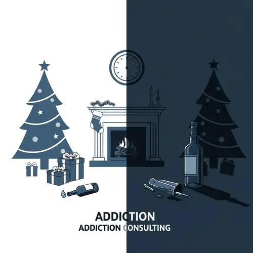 Holiday Season Addiction Illustration | Addiction Consulting