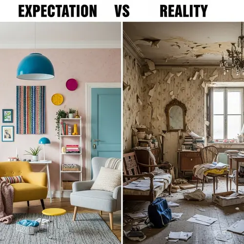 Expectation vs Reality in Interior Design Humor