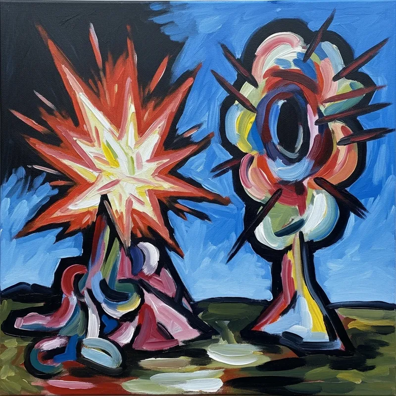 Exploration of Void: Abstract Painting Inspired by Hans Hofmann Exploration of Void: Abstract Painting Inspired by Hans Hofmann