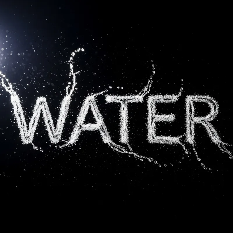 Forming a Word with Water