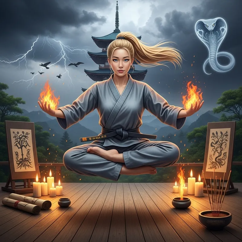 Empowering Levitation: Mystical Training of a Korean-American Woman