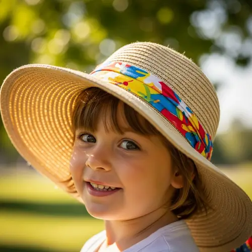 Child Wearing Hat - Cute Image for Kids