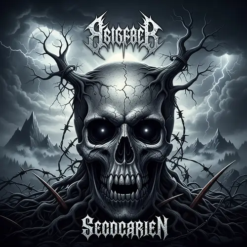 Metal Music Album Cover: Skull Artwork