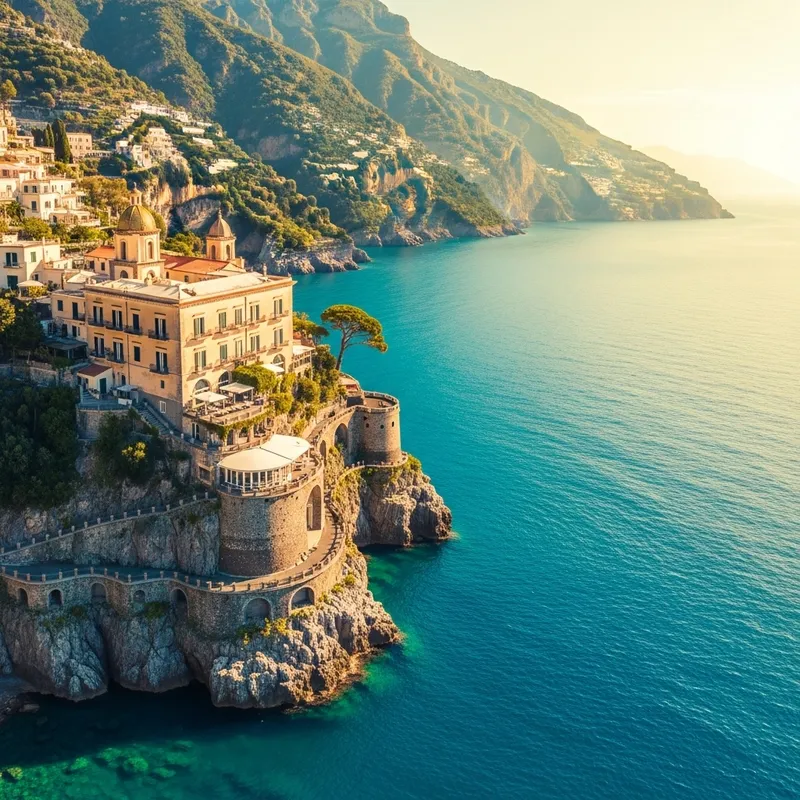 Impressive Villa Overlooking Amalfi Coast Waters