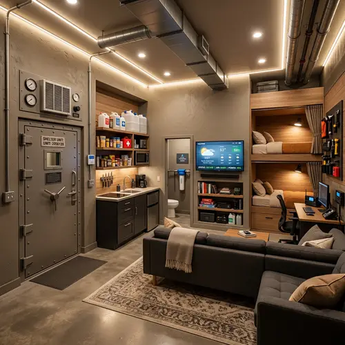 Modern Storm Shelter Interior Design Ideas