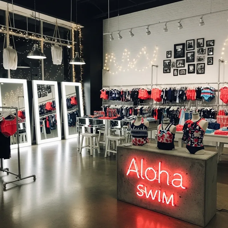 Aloha Swim Kids Swimwear | Shabby Chic Store Design