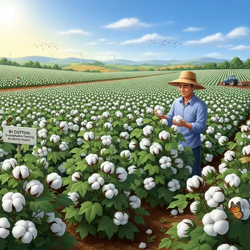 Bt Cotton: Sustainable Farming Solution with Reduced Pesticides | Image