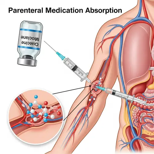 Parenteral Medication Absorption: Illustration of Pharmaceutical Journey