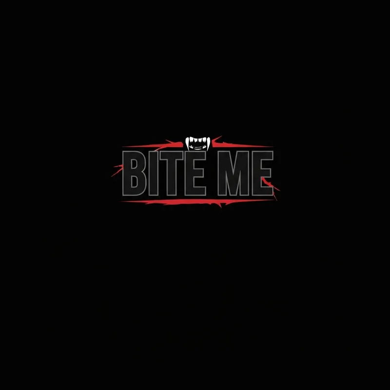 Dark Bite Me T-Shirt Logo Design | Stylish Graphic Art