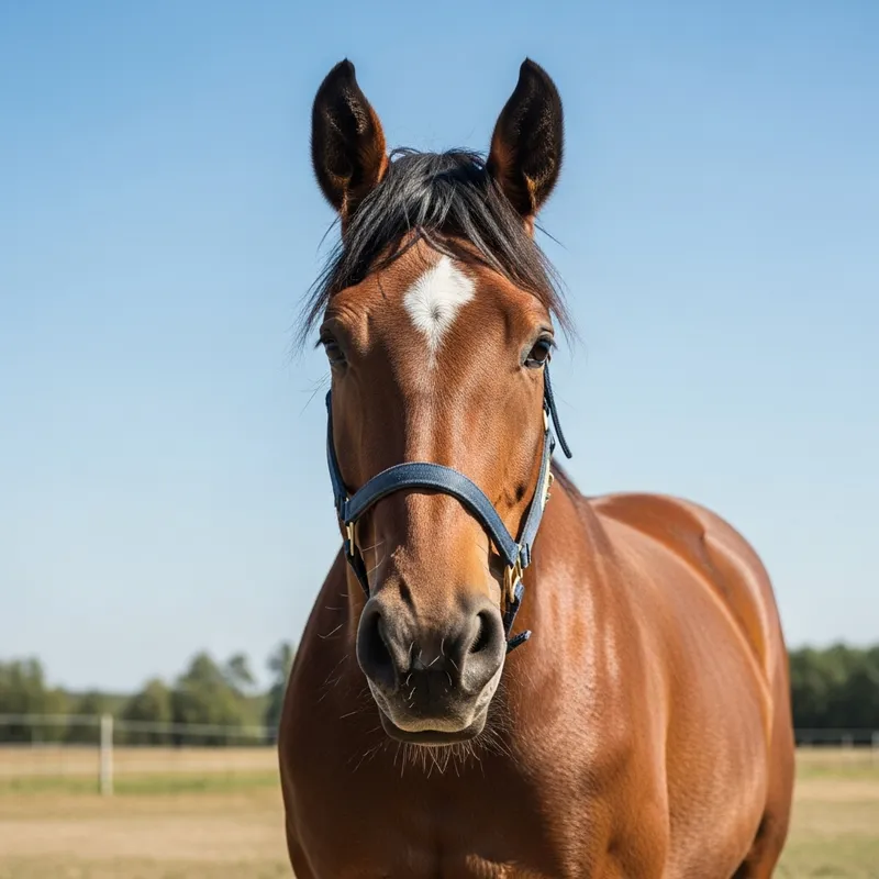 Furry Horse: Robust Physique and Gentle Gaze Furry Horse: Robust Physique and Gentle Gaze