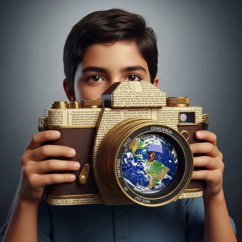 Future-Viewing Camera: Crafted from Classic Literature