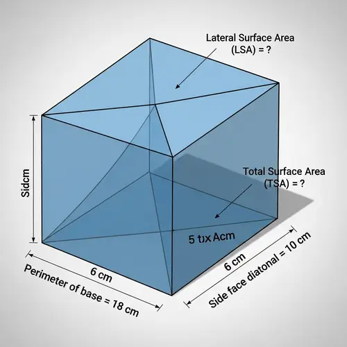 Regular Triangular Prism Surface Area Calculation
