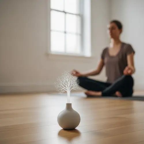 Minimalist Meditation Photography for Serenity | Mindful Breathing