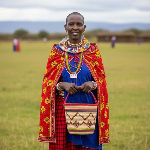 Kikuyu Woman from Kenya: Cultural Heritage Elegance