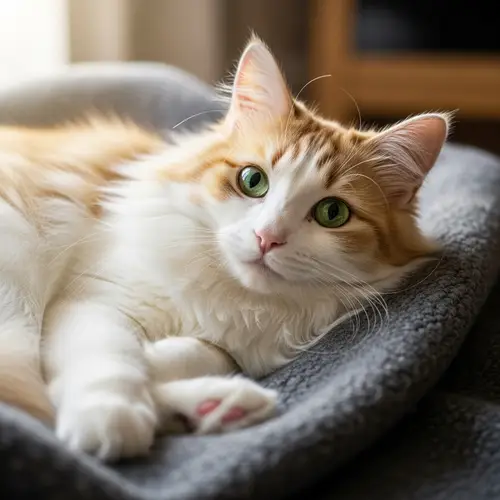 Cute Fluffy Cat: Adorable Feline Photos