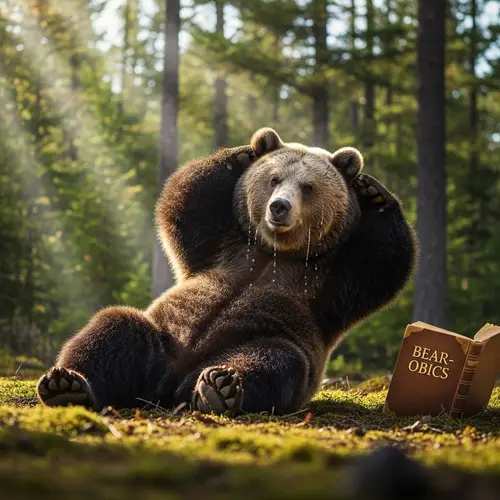 Bear Exercising - Get Inspired by this Active Bear