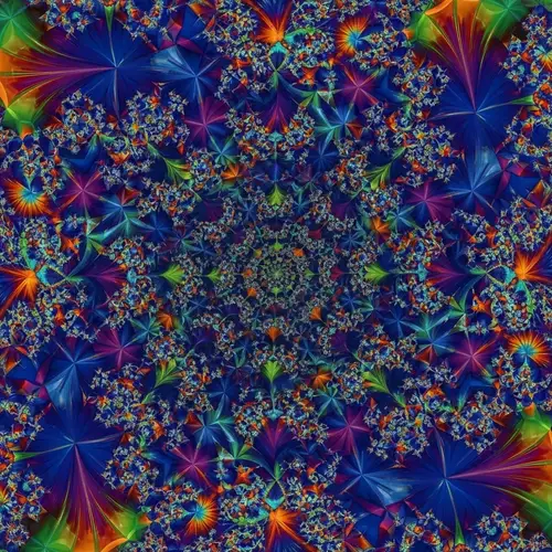 Colorful Geometrical Fractal Patterns