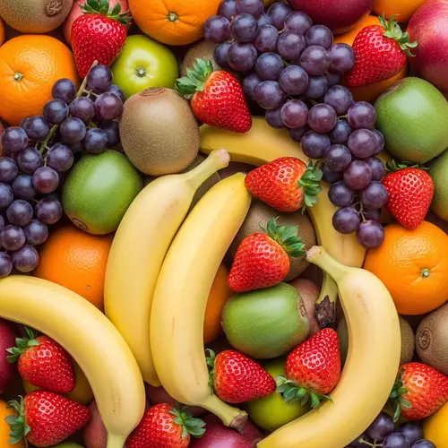 Vibrant Fruits Background for Fresh Designs