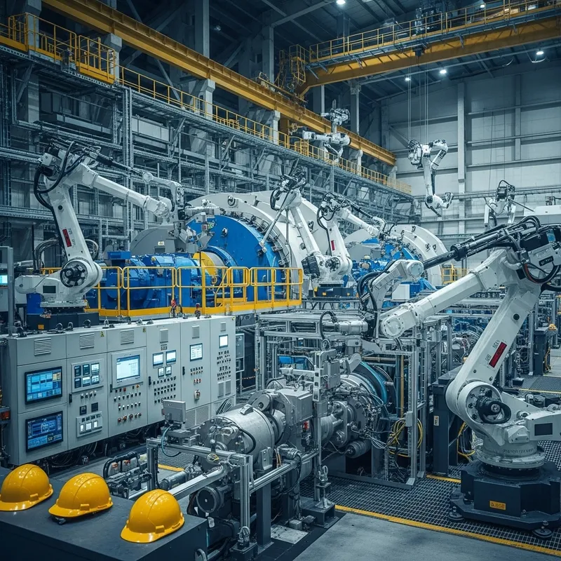 Robotic Manipulators Repairing Modern Power Plant